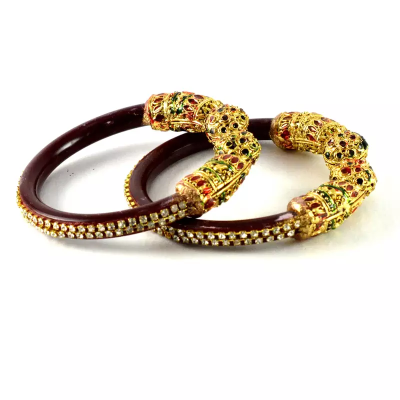 Designer Bangles Colour Maroon