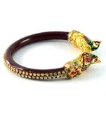 Elegent Bangles Kara Colour Maroon