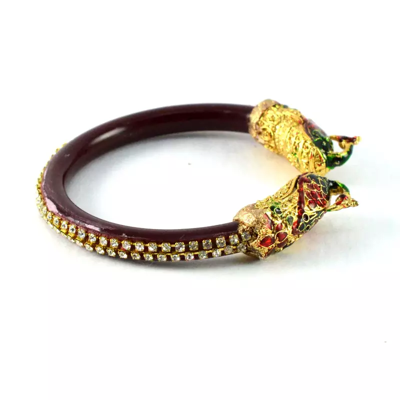 Elegent Bangles Kara Colour Maroon