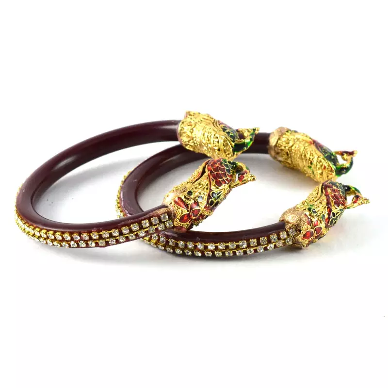 Trendy Bangles Colour Maroon