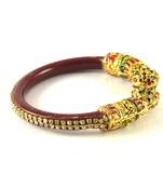 Acrylic  Bangles Kara Colour Red