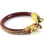 Royal  Bangles Kara Colour Red