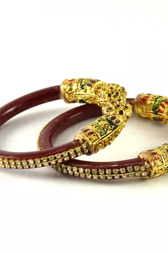 Radiant  Bangles Colour Red