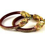 Antiqe Bangles  Colour Red