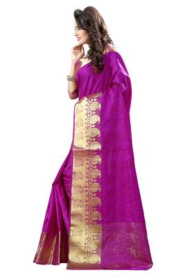 Majnata woven banarasi silk saree with blouse 2