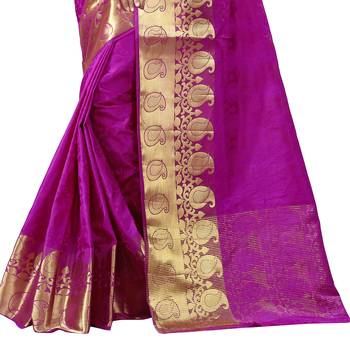 Majnata woven banarasi silk saree with blouse 4