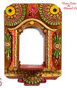Palace Window Wood And Clay Art Work Wall Photo Frame