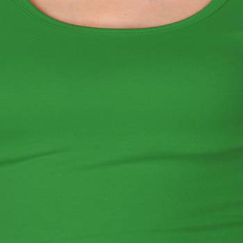 Green Cotton Lycra  stitched blouse 4