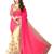 Multicolor embroidered georgette saree with blouse