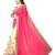 Multicolor embroidered georgette saree with blouse