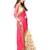 Multicolor embroidered georgette saree with blouse