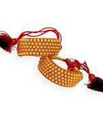 Traditional Jaipur Jewellery Gold Beads Bajubandh Bracelet