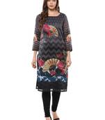 Multi stitched Poly Chanderi stitched kurti