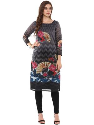 Multi stitched Poly Chanderi stitched kurti 2