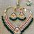 Dashing Gold plated jadtar necklace set