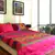 Vibrant Flower King Size 5 Pcs Quilted Bedspread