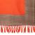 Orange Plain Tussar Silk Saree With Blouse