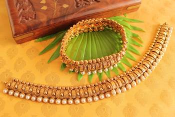 Gorgeous Antique Bridal Anklets 1