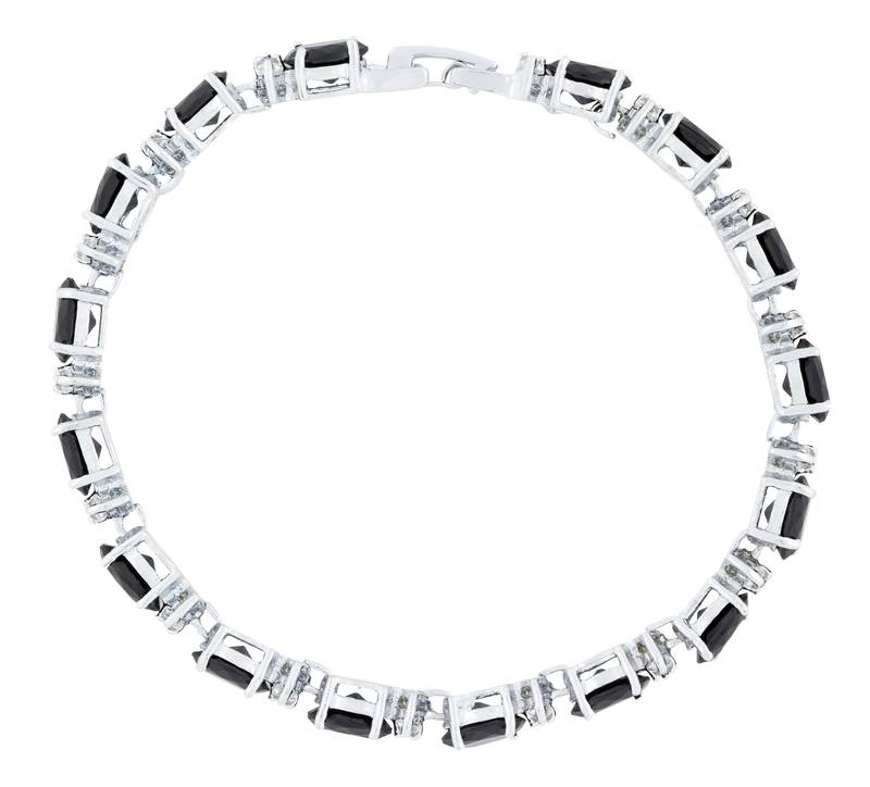 metal rhodium bracelet