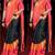 Multicolor printed art silk saree with blouse