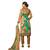 Coffee printed rayon salwar with dupatta