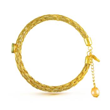 Traditional Wear Gold Finish With Kundan Bracelet Bangle For Women And Girls 2