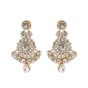 Exclusive Austrian Stone Gold Finishing Pendant Set 2