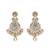Exclusive Austrian Stone Gold Finishing Pendant Set