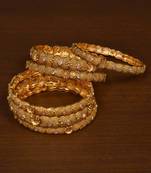 Gold plated gheru copper made   bangles-and-bracelets