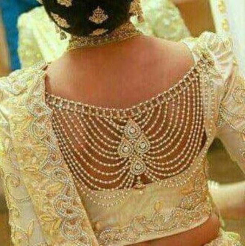 Classy Pearl Blouse Accessory