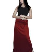 Multicolor micro satin lycra petticoat