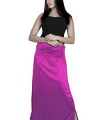 Multicolor micro satin lycra petticoat
