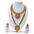 Fabulous maroon colour laxmi haram necklace set with earring