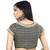 Black Dupion Silk With Pearl Lace U Neck Blouse