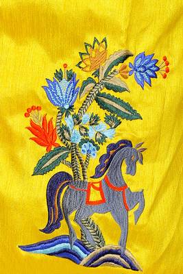 Yellow Embroidered Dupion Silk Kids Boys Indo Western Sherwani Set 3
