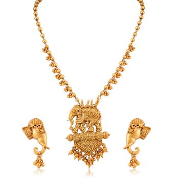 gold plated necklace sets 2