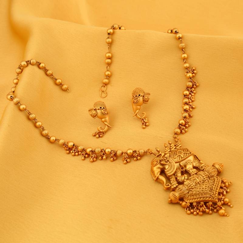 gold plated necklace sets
