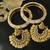 Ram Leela Pearl Earrings with Gold Plated Bangles set Beaded with Moti
