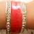 Stone Studded Red Bracelet-080139