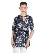 Blue tunic stitched kurti