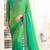 Green Embroidered Georgette Saree With Blouse