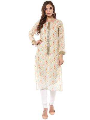 Multicolor printed cotton stitched kurtas-and-kurtis 1