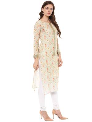 Multicolor printed cotton stitched kurtas-and-kurtis 5