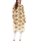 Multicolor printed cotton stitched kurtas-and-kurtis