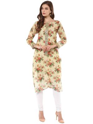 Multicolor printed cotton stitched kurtas-and-kurtis 2