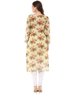 Multicolor printed cotton stitched kurtas-and-kurtis 3