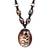 EBIARA Brown Acrylic Resin Necklace For Women