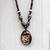 EBIARA Brown Acrylic Resin Necklace For Women