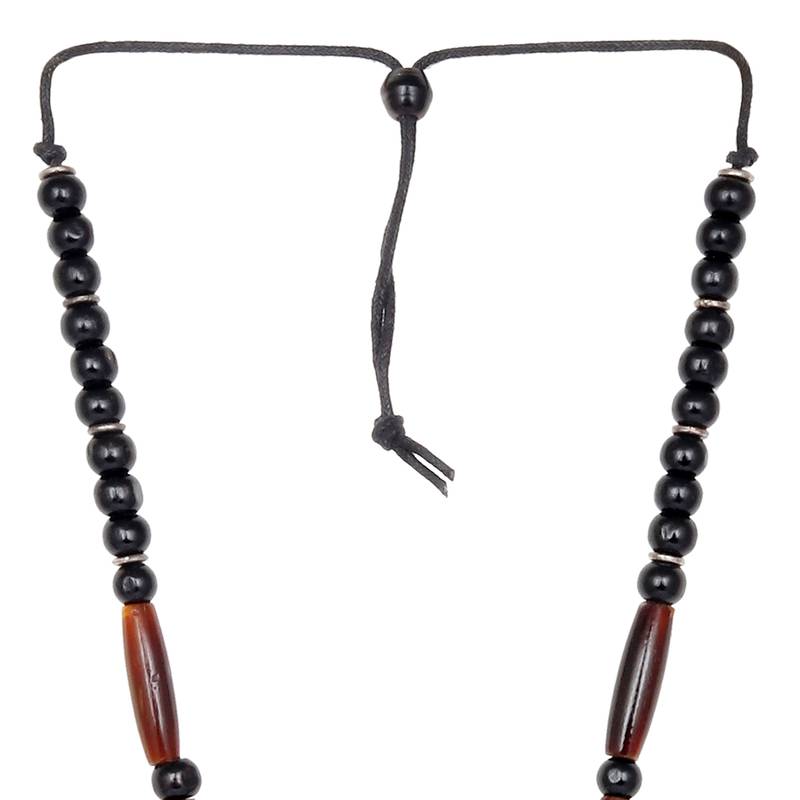 EBIARA Brown Acrylic Resin Necklace For Women