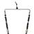 LAUREL Black Acrylic Resin Necklace For Women